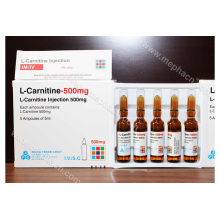 Injection L-Carnitine de haute qualité 500mg, injection corporelle minceur, Perte d&#39;injection de poids, perte de poids